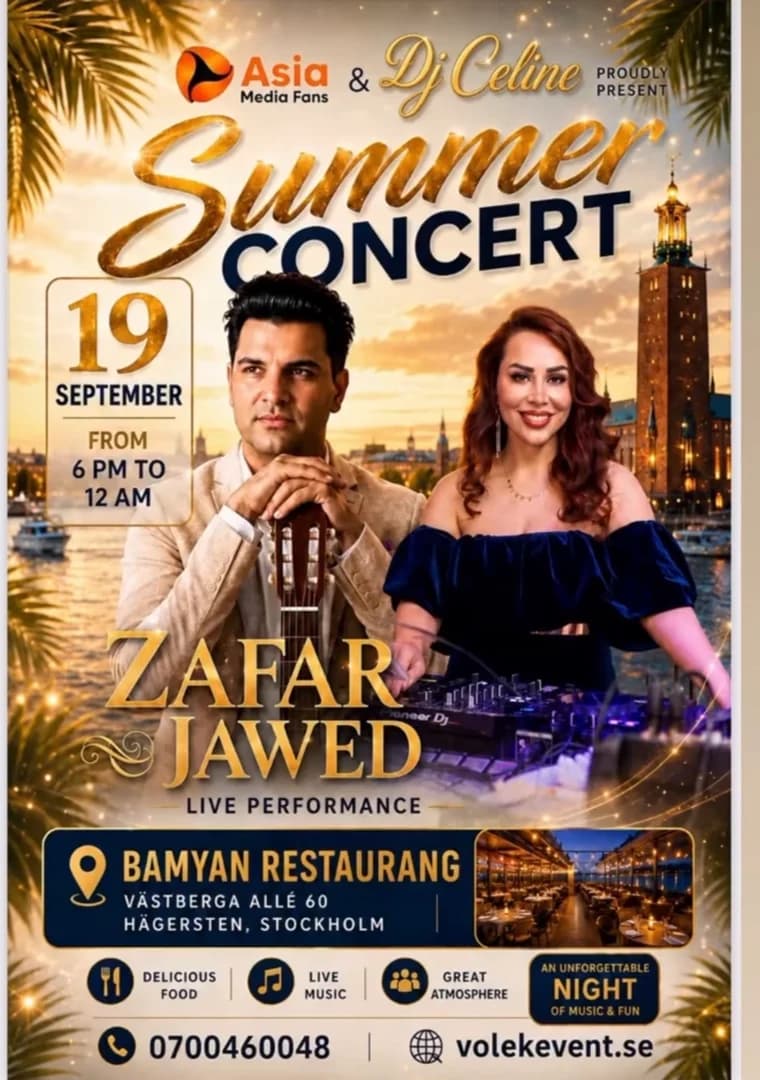 Zafar Jawid live in Stockholm