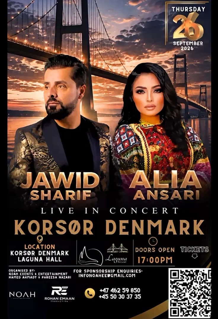 Jawid Sharif & Alia Ansari Live in Denmark